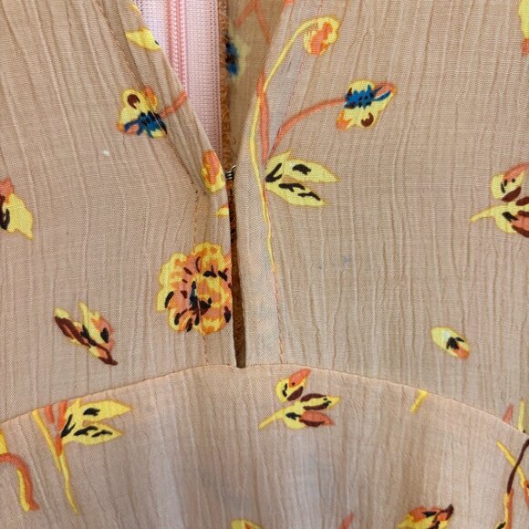 Faithfull the Brand Floral Peach Dress - Picture 10 of 11